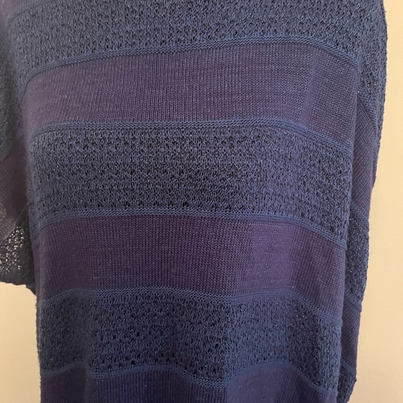 Blue lengthy pullover. - Picture 3 of 4